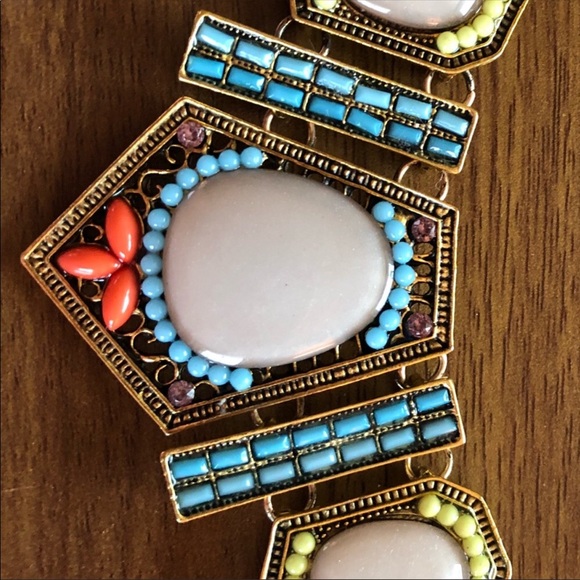 Gorgeous African Beaded Statement Necklace - Picture 6 of 7